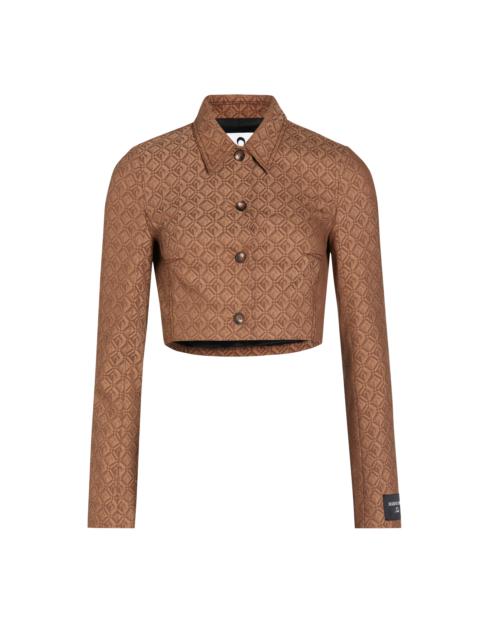 Marine Serre Regenerated Moon Diamant Jacquard Tailored Jacket