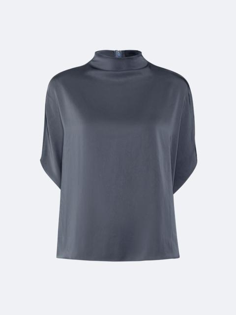 LAPOINTE Satin Cape Tee