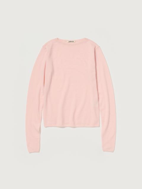 AURALEE HIGH GAUGE SOFT CASHMERE KNIT P/O