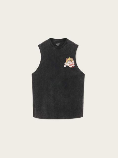 ALLSAINTS ROQUE OVERSIZED SLEEVELESS T-SHIRT