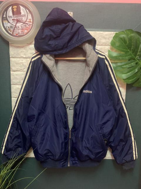 adidas REVERSIBLE Jacket Sweater Adidas 90 s mygerobokvintage REVERSIBLE