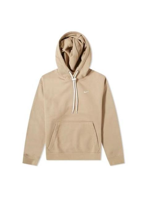 Nike Nike Casual Sports Drawstring Fleece Lined Long Sleeves Khaki CD6393-247