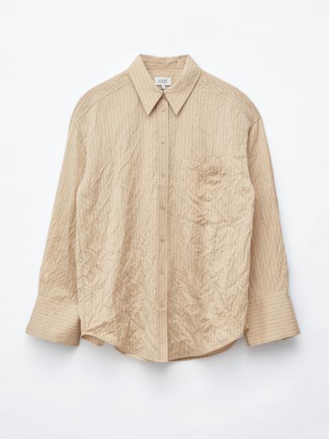 & Other Stories Crinkled Oversized Shirt
