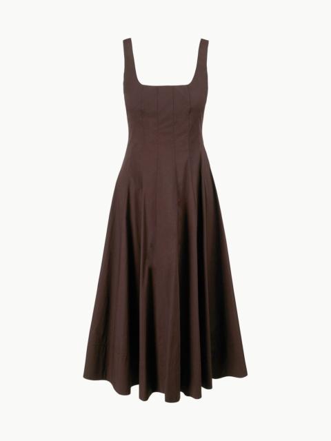 STAUD STAUD WELLS DRESS EARTH 1