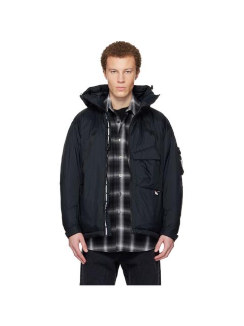 Black Nanga Edition Offset Zip Down Jacket
