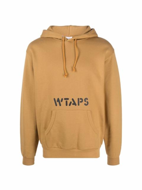 logo-printed hoodie