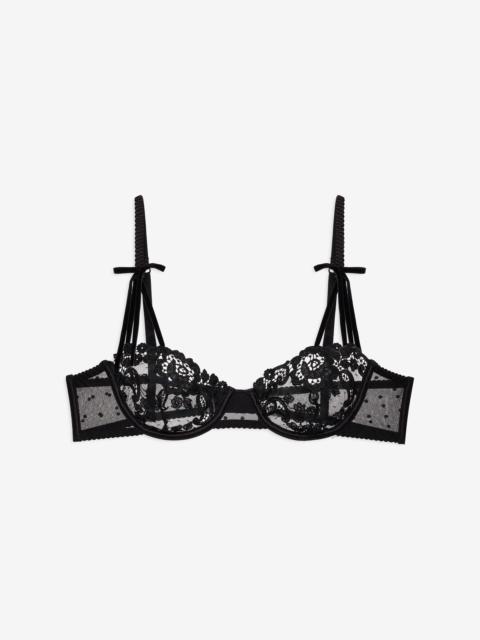 For Love & Lemons Antique Paisley Underwire Bra