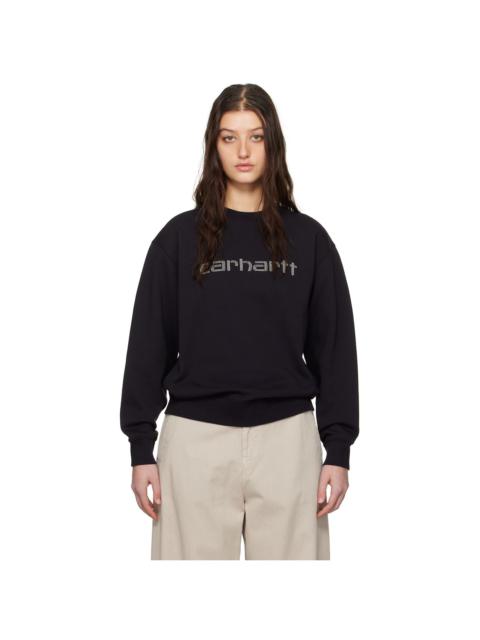 Carhartt Black Rivet Script Sweatshirt