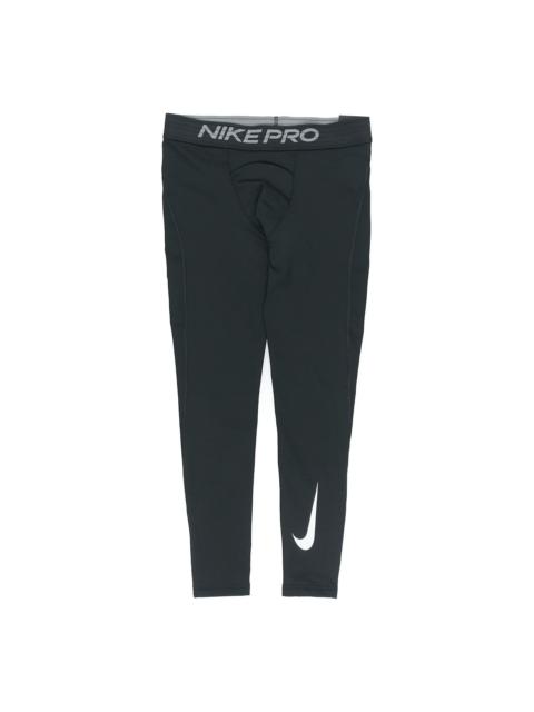 Nike Men's Nike Pro Dri-FIT Sports Training Ribbed Leggings Black CU4962-010