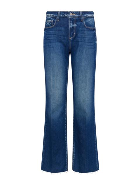 L'AGENCE Tiana Raw-Hem Wide-Leg Jean
