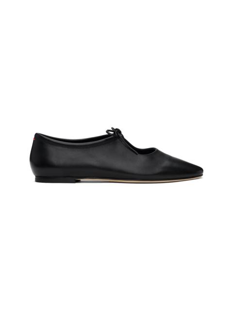 Aeyde Black Della Ballerina Flats
