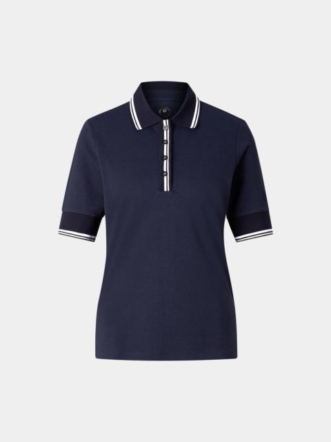 BOGNER Funktons polo shirt Elenor in Navy blue