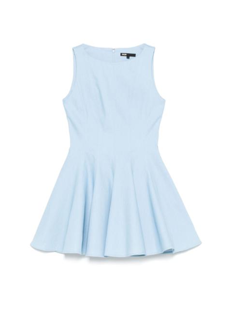peplum-hem mini dress