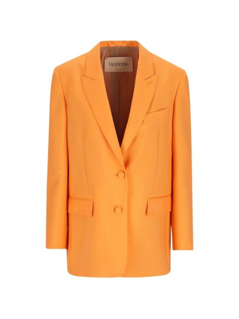 Valentino single-breasted patch-pocket blazer