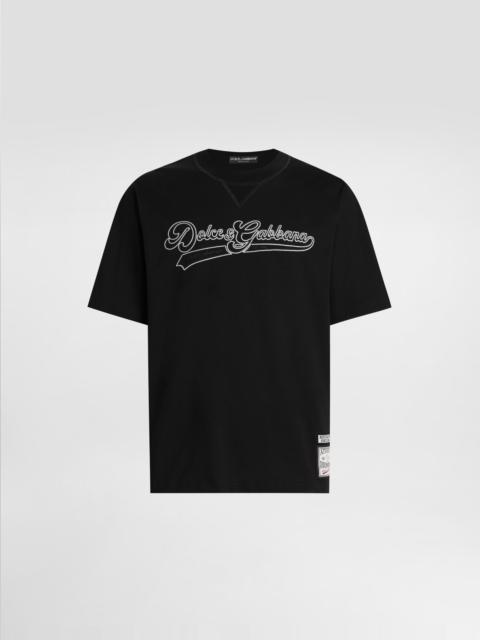 Dolce & Gabbana Cotton t-shirt with embroidery