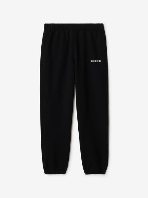 Burberry Logo Cotton Jogging Pants
