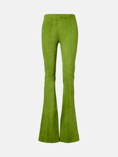 STOULS Gege suede flared pants