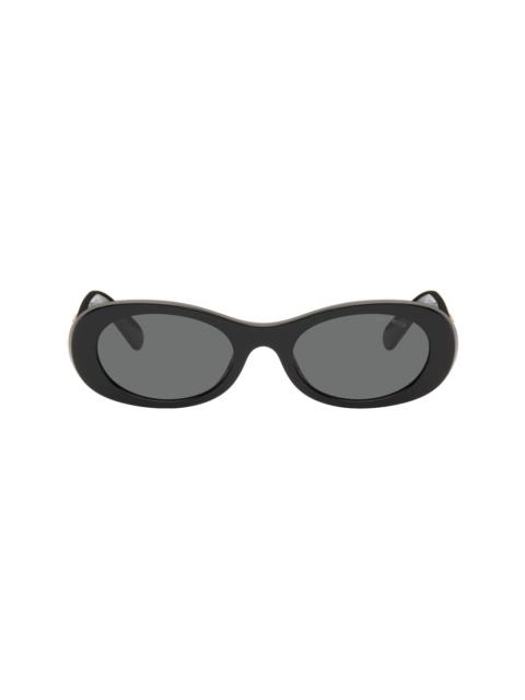 Miu Miu Black Miu Glimpse Sunglasses