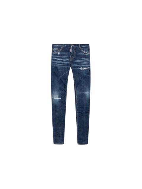 DSQUARED2 Dsquared2 Slim Jean Distressed Dark Jeans Blue