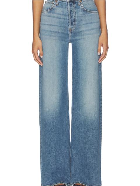 RE/DONE High Rise Wide Leg Jeans