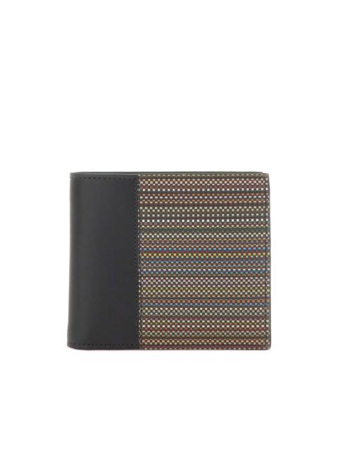 Paul Smith signature-stripe coated-canvas billfold wallet