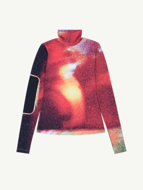 MM6 Maison Margiela Print turtleneck