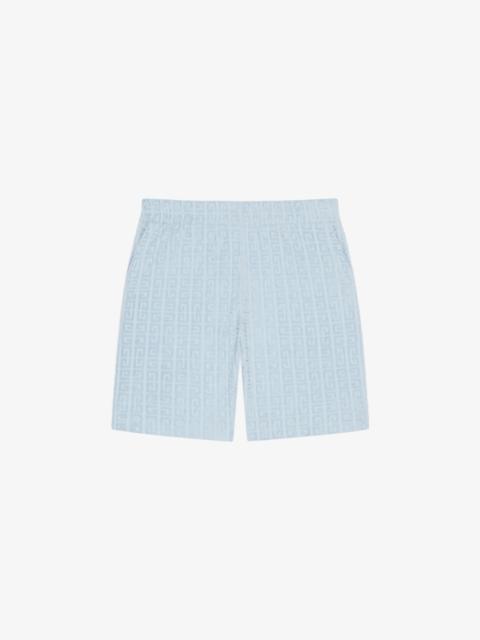 Givenchy BERMUDA SHORTS IN 4G COTTON TOWELLING