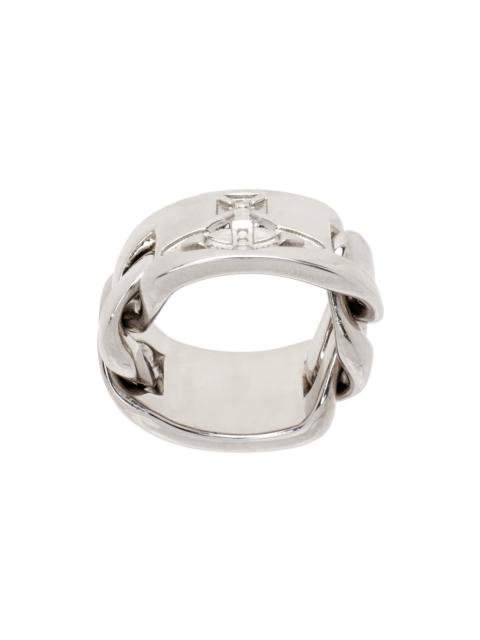 Vivienne Westwood Silver Janus Ring