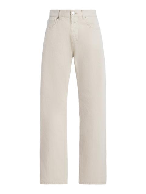 CLOSED Jonta Mid-Rise Straight-Leg Jeans light grey