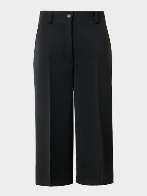 AKRIS Chiana Wool Twill Bermuda Shorts