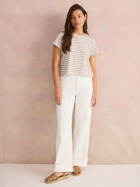 Splendid Louisa Short Sleeve Stripe Tee