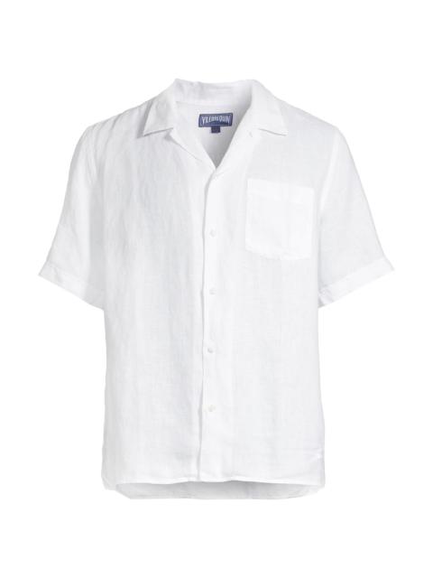 Vilebrequin Men's Charli Linen Shirt - White