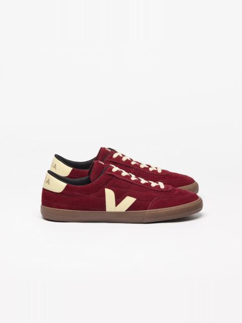 VEJA PANENKA SUEDE GRENAT SUN BARK