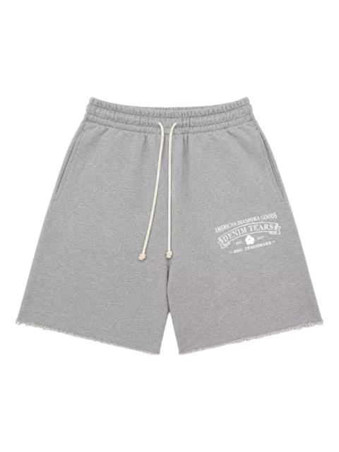 DENIM TEARS Denim Tears ADG Sweatshorts 'Grey White' SS26BRS19783681