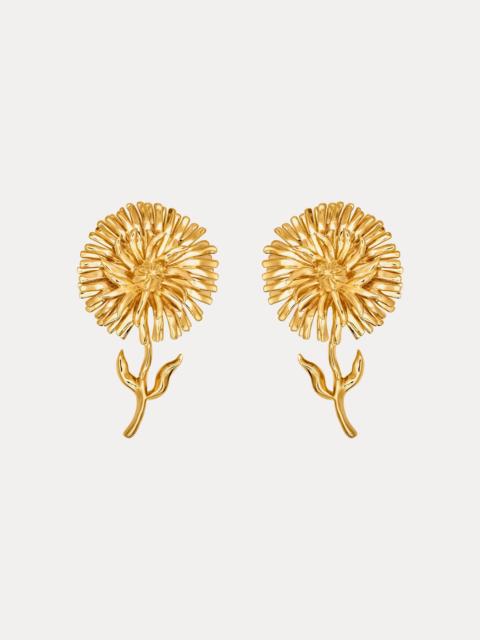 Oscar de la Renta DAISY CLIP-ON EARRINGS
