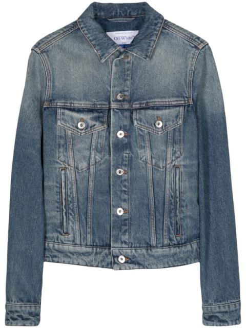 Off-White distressed denim jacket