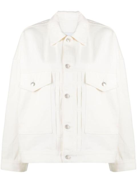 Maison Kitsuné oversized denim trucker jacket
