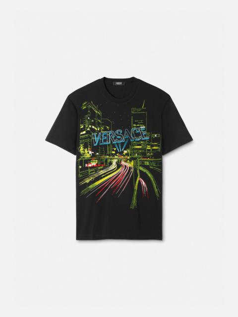 VERSACE Versace City Lights T-Shirt | REVERSIBLE