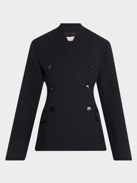 CO Sculptural Collarless Jacket