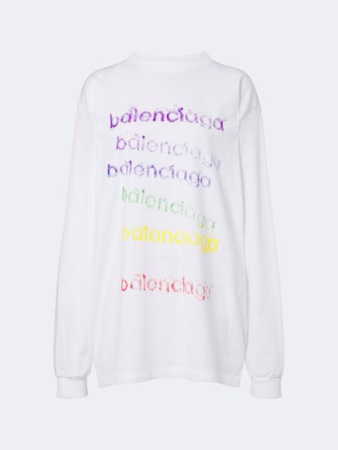 BALENCIAGA Logo cotton jersey T-shirt