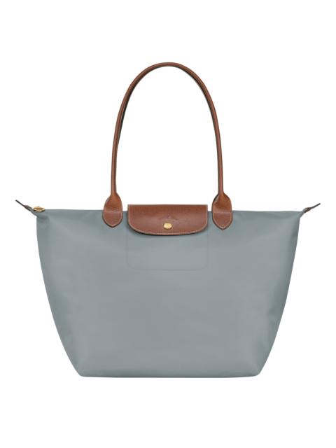 Le Pliage Original L Tote bag Steel - Recycled canvas