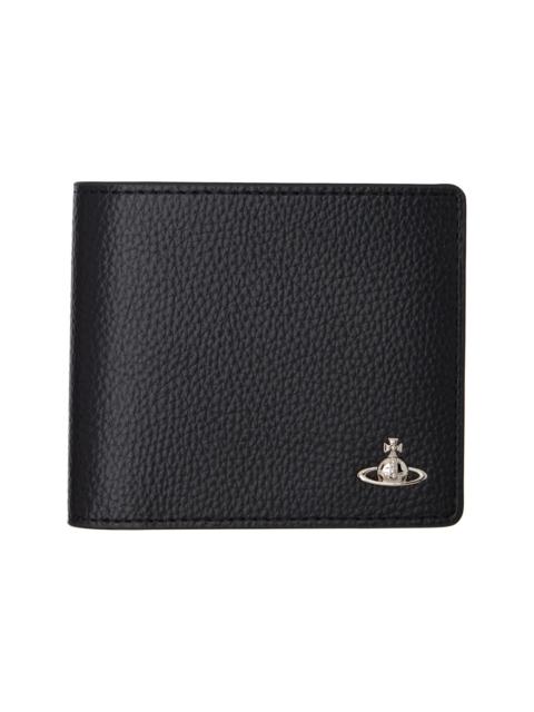 Vivienne Westwood Black Faux-Leather Man. Billfold Wallet