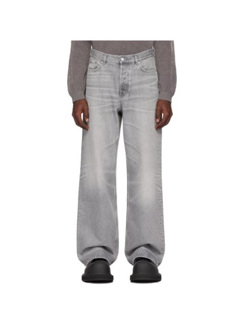 Gray Attrition Destroyed Jeans