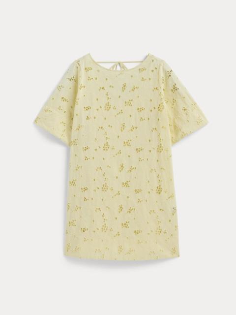 EVERLANE THE EYELET MINI SHIFT DRESS