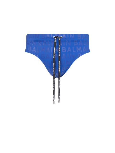 Balmain Balmain logo swimming trunks