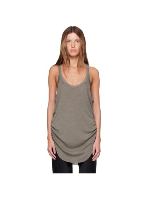 Rick Owens Taupe Tower Gigi Tank Top