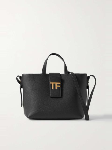 TOM FORD Embellished textured-leather tote