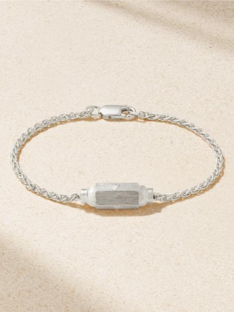 MARIE LICHTENBERG Micro Coco 18-karat White Gold Diamond Bracelet