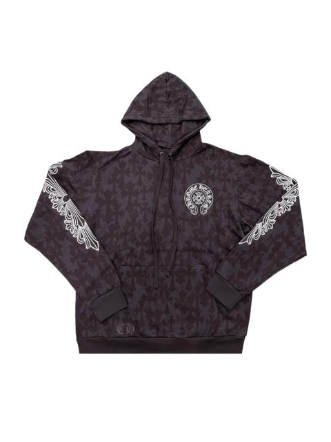 Chrome Hearts Plus Cross All Over Print Hoodie 'Black'