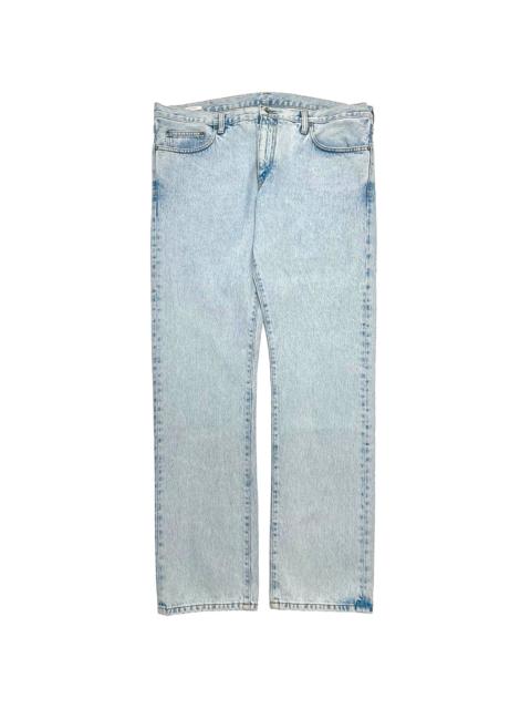 Off-White Arrow Pocket Slim Fit Jeans "Bleach Blue" OMYA102C99DEN006